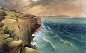 Vjezd do Port Jacksonu, 1857 od Edmund Thomas